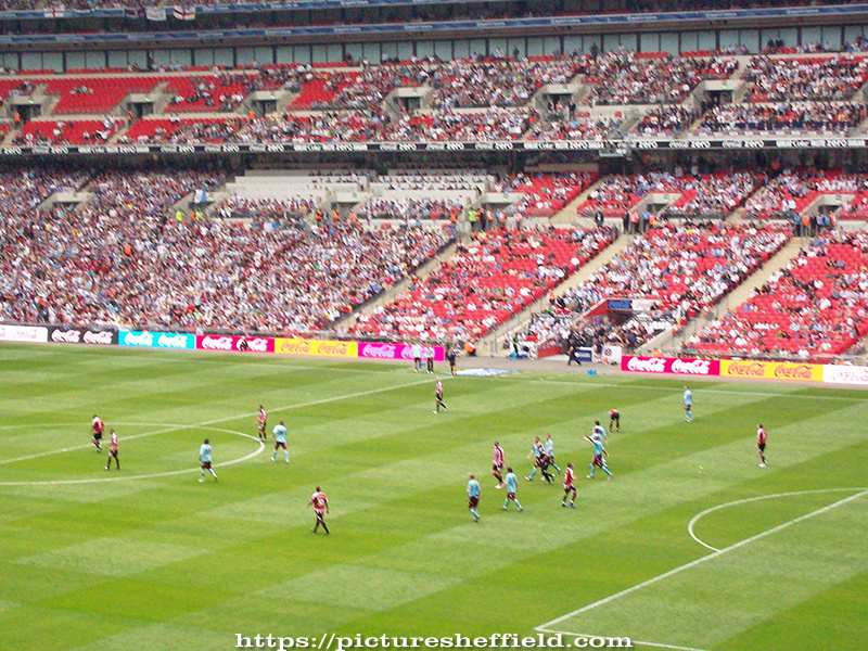 Championship play-off final at Wembley Stadium between Sheffield United and Burnley