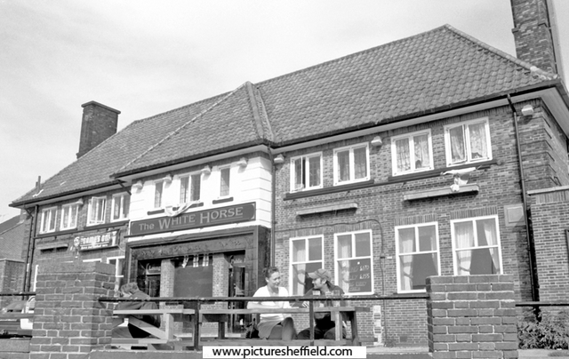 White Horse public house, No.104 Halifax Road at the junction with Southey Green Road