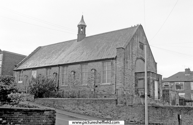 Church Hall, Norton Lees Road at junction of Cockayne Place, formerly Meersbrook Bank Methodist Chapel