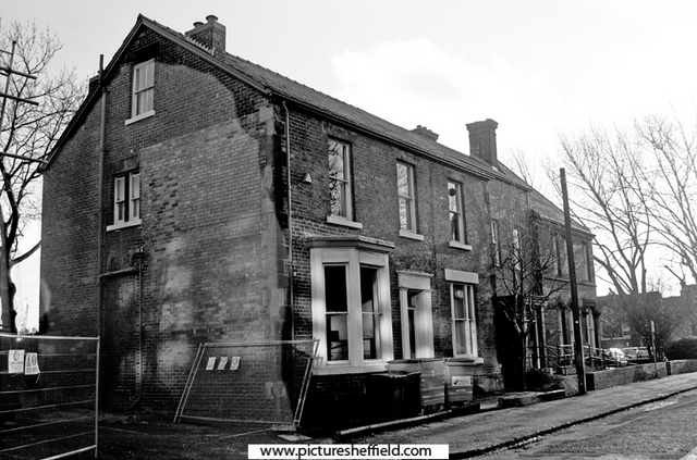Former premises of the Careers Services, Favell Road, prior to demolition. Former Chantrey House