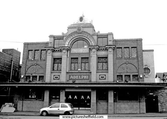 Adelphi building, Vicarage Road, Attercliffe (former Adelphi Picture Theatre, later used as a nightclub)