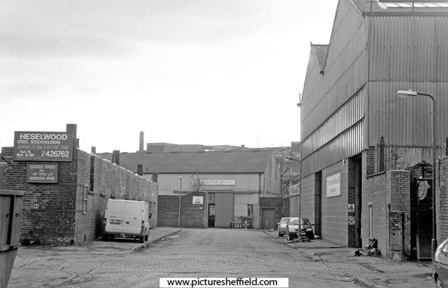 Heselwood Ltd., steel stockholders (left), Trent Street, Attercliffe