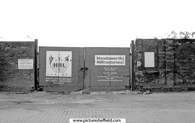 Handsworth Refractories Ltd., Liverpool Street, Attercliffe