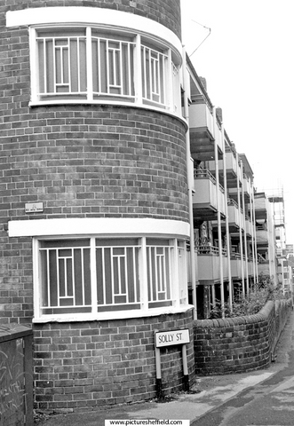 Edward Street Flats from Solly Street