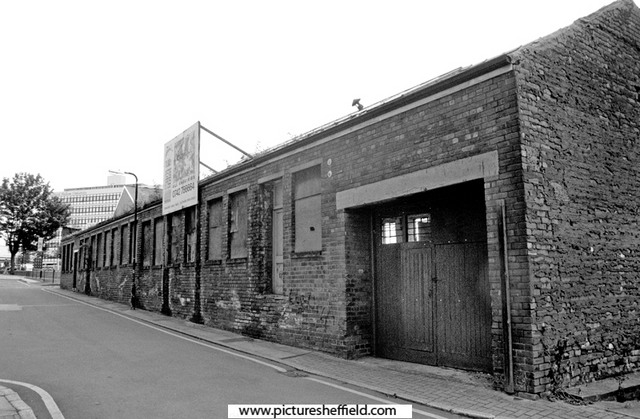 Former premises of Wm. Gillott and Son, pearl cutters, Pearl Works, Nos. 17 - 21 Eyre Lane