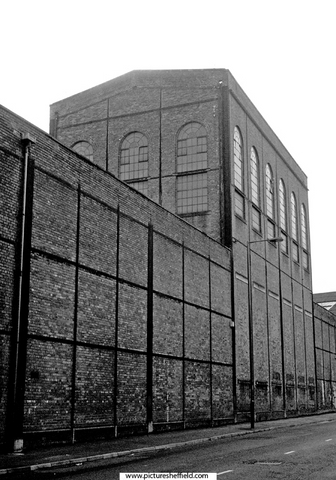 Cyclops Works, Carlisle Street former premises of British Steel Corporation Ltd originally Charles Cammell and Co. Ltd later Cammell Laird and Co. Ltd also English Steel Corporation