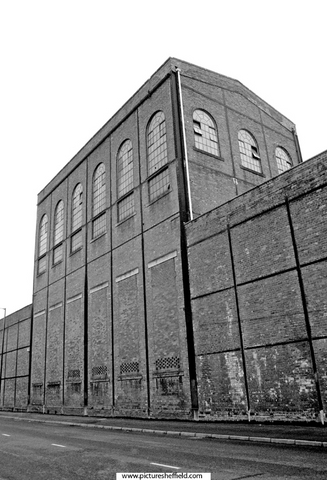 Cyclops Works, Carlisle Street former premises of British Steel Corporation Ltd. originally Charles Cammell and Co. Ltd. later Cammell Laird and Co. Ltd. also English Steel Corporation