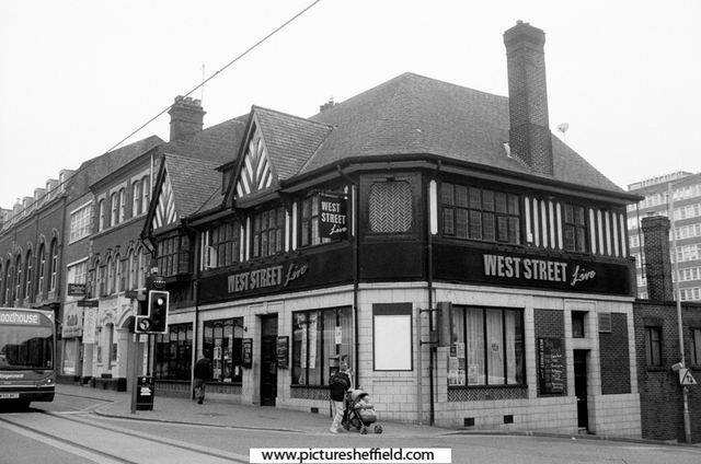 Former West Street Hotel, No. 128, West Street at the junction with Rockingham Street