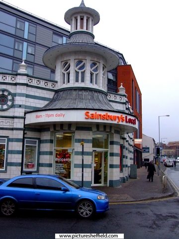 Sainsbury's Local, London Road at the junction with Boston Street originally part of the Lansdowne Picture Palace later the Locarno Ballroom