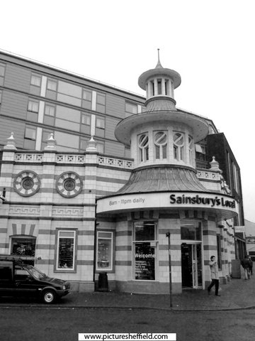Sainsbury's Local, London Road at the junction with Boston Street originally part of the Landsdowne Picture Palace later the Locarno Ballroom