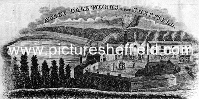 Abbeydale Works, in 1833 the works belonged to John Dyson