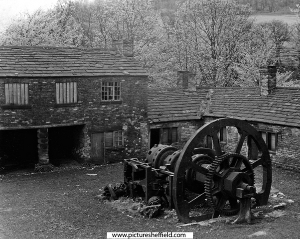 Jessop tilt hammers, forge and warehouse at Abbeydale Works, former premises of W. Tyzack, Sons and Turner Ltd., manufacturers of files, saws, scythes etc., prior to becoming Abbeydale Industrial Hamlet Museum in 1970
