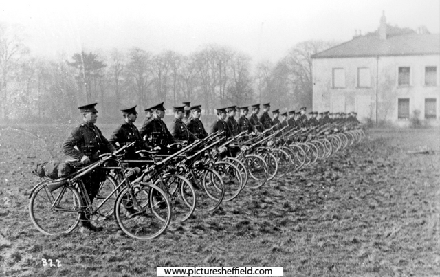 No 6 Platoon, 1st West Riding Divisional Cyclist Company. British Expeditionary Force, France