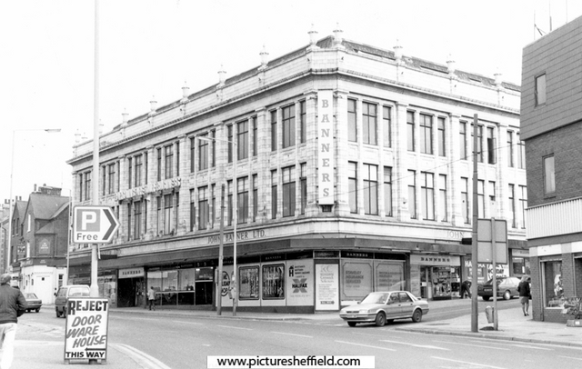 Former store of John Banner Ltd, Attercliffe Road
