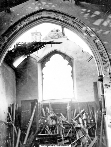 Burngreave Methodist Chapel, Burngreave Road, air raid damage