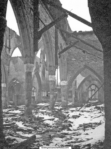 St. Mark's Church, Broomhill, air raid damage