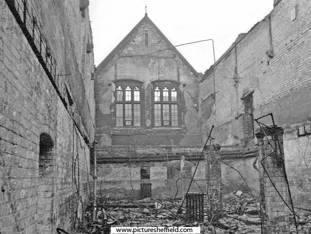 St. Wilfrid's Church, Shoreham Street, air raid damage