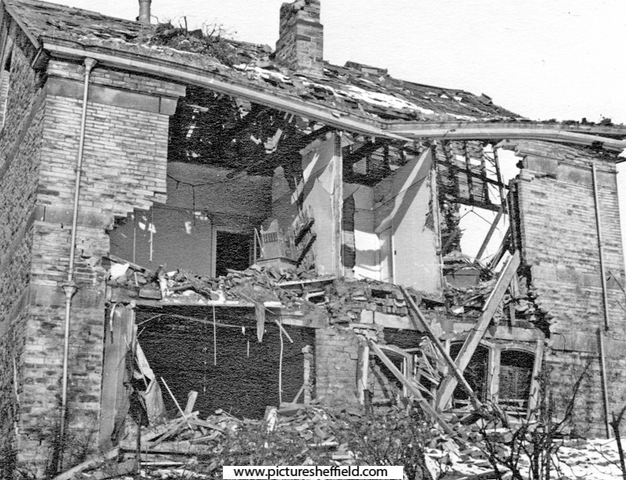 Kenwood Road - Land Mine Damage after air raids