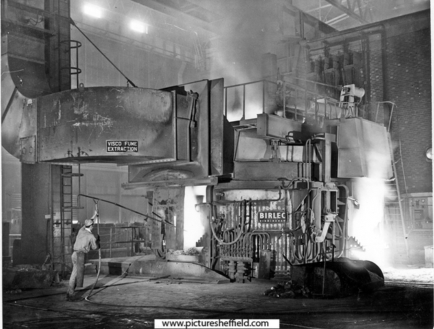 Samuel Fox and Co, 70 ton electric arc furnace