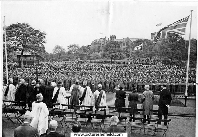 VE Day Thanksgiving Service in Weston Park
