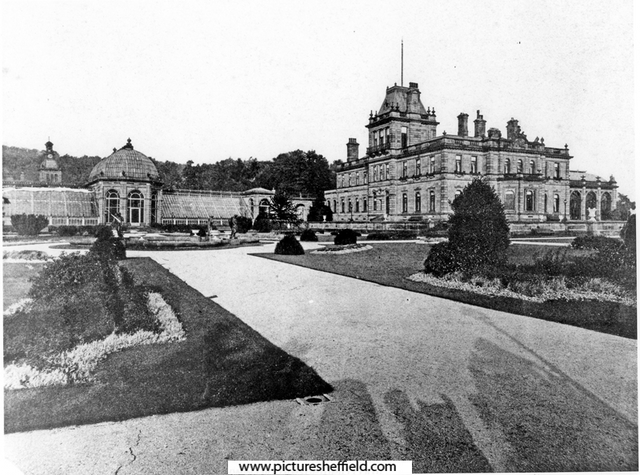 Endcliffe Hall and the Grand Conservatory. 