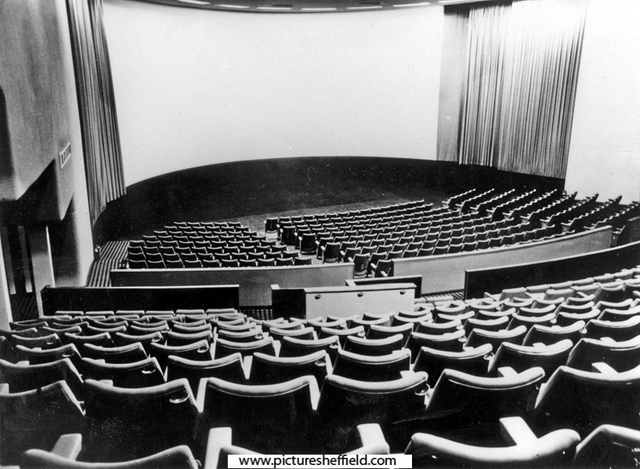 Interior of the new Gaumont Cinema, Barker's Pool, formerly The Regent