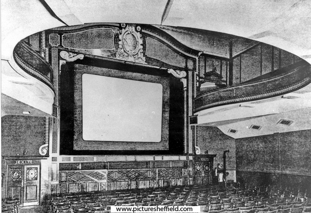 Auditorium of the Scala Cinema, corner of Brook Hill and Winter Street