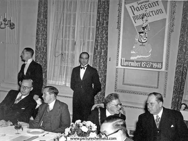 Pageant of Production, lunch at Piccadilly Hotel, London