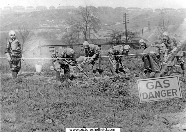 Sheffield Corporation Electric Dept., Anti-Gas Training