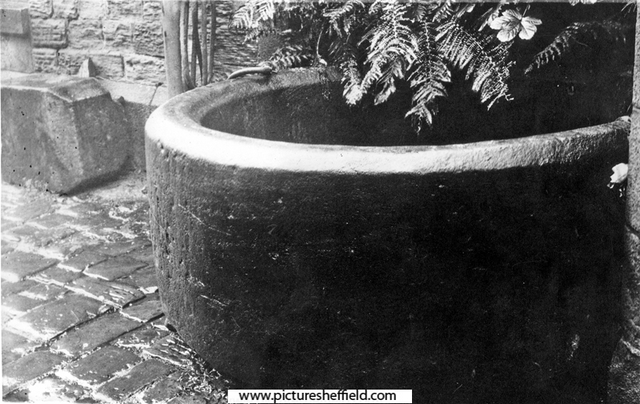 Water trough from the yard of the Tontine Inn