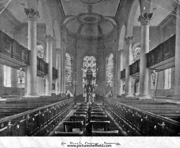 St. Paul's Church, Pinstone Street, Interior view