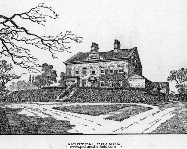 Norton Grange, Bunting Nook, formerly known as Hill Top. Built in 1744 for Mr Lowe, Non-Conformist minister to the Offley family of Norton Hall. Became a Boys' Boarding School, run by Revd Henry Piper, from 1814-1833. Occupants include William Fisher