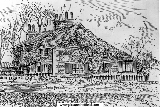 Sharrow Moor Endowed School, also known as Whitehead's School (after headmaster 'Daddy' Whitehead), Bagshot Street, Sharrow Moor. Built 1668, extended 1769. Demolished 1904