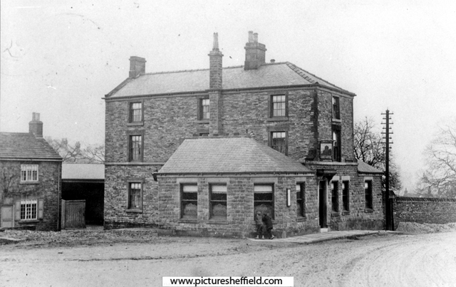 Abbey Hotel, No.348, (later renumbered No.944), Chesterfield Road at junction of Abbey Lane, prior to building of extension