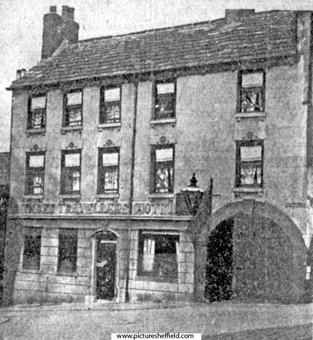The Three Travellers' Hotel, Newhall Street, also known as Travellers' Inn