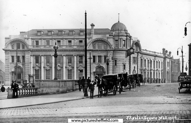 General Post Office, Baker's Hill, Fitzalan Square, Flat Street, right