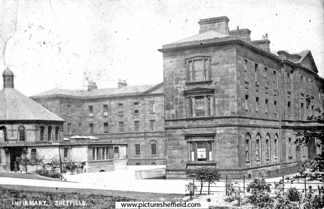 The Royal Infirmary, Infirmary Road. Postmark 1906