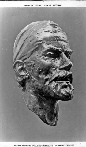 Bronze Bust of Edward Carpenter (1844 - 1929)
