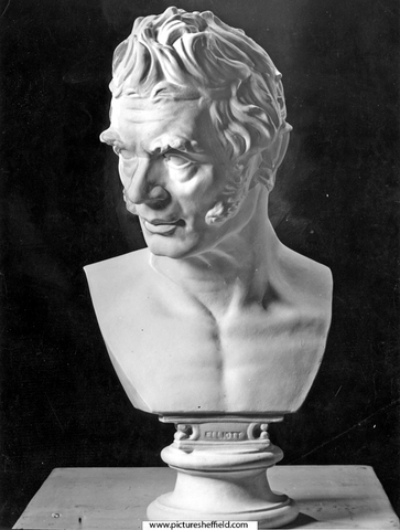 Plaster Bust of Ebenezer Elliott, Corn Law Rhymer (1781-1849)