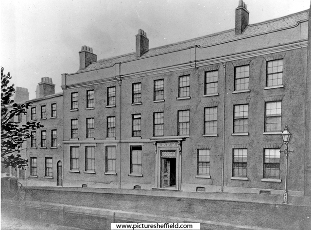 Sheffield and Rotherham Joint Stock Bank, old premises on Church Street 	