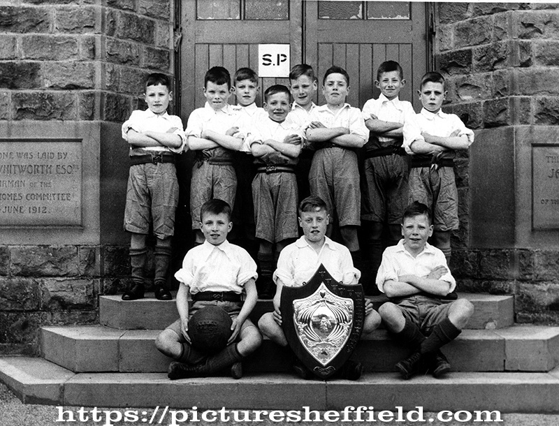 Shield winners at Fulwood Cottage Homes, Bolehill, Blackbrook Road, Fulwood