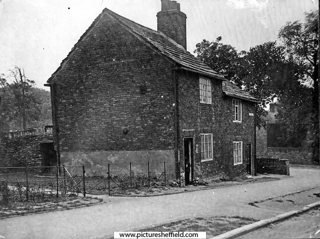 Part of a group of cottages called Piper Houses on Piper Lane (now Herries Road)