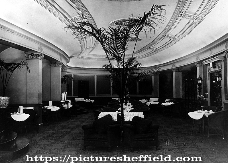Interior of The Regent Cinema, Barker's Pool, later became Gaumont. Designed by W.E. Trent. Opened 26th December, 1927. Became the Gaumont in 1946 and was twinned by Rank in 1969 and tripled in 1979. Closed 7th November 1985