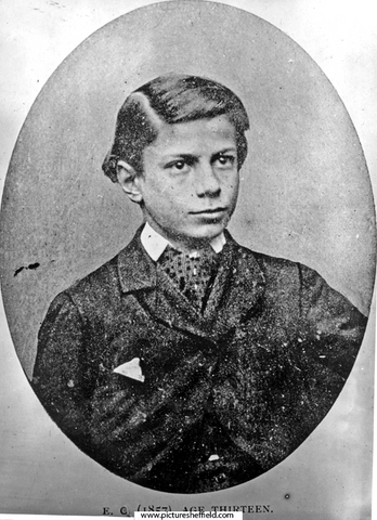 Edward Carpenter, (1844 - 1929) aged 13