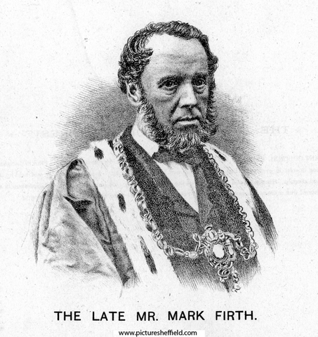 Mark Firth (1819 - 1880), industrialist and philanthropist, Mayor, 1874