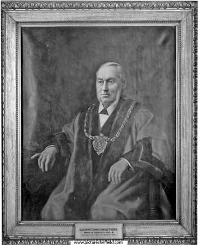 Edward Saville Foster (d.1895), Mayor 1893-4 - oil painting