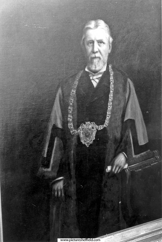 Alderman William Johnson Clegg (1827 - 1895), Mayor of Sheffield, 1887-1888,