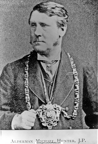 Alderman Michael Hunter (1821 - 1898), J.P., Mayor 1881 - 82