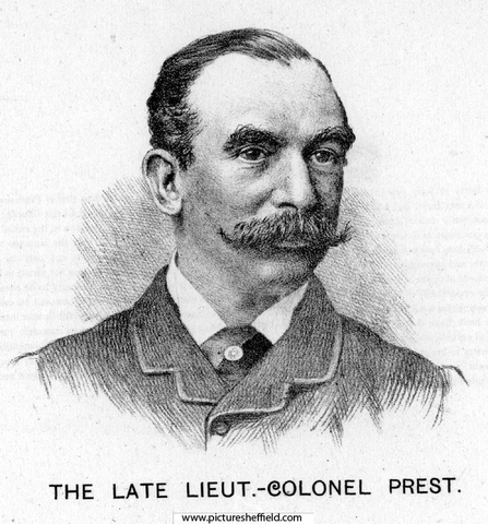 The Late Lieut-Col. William Prest (1832 - 1885) of the 2nd West Yorkshire Rifles (the Hallamshire Rifles)