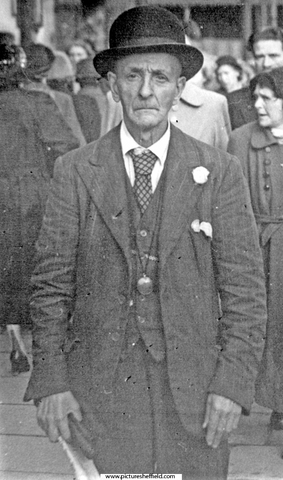 Harry Taylor know as The 'Duke of Darnall', Sheffield character 	